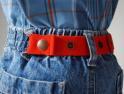 Orange Dapper Snapper Toddler Belt