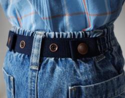 Navy Dapper Snapper Toddler Belt